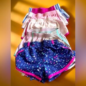 Baby Toddler Girl Bundle of Shorts 24M-3T 2 Adidas, 2 Nike, 1 Under Armour
